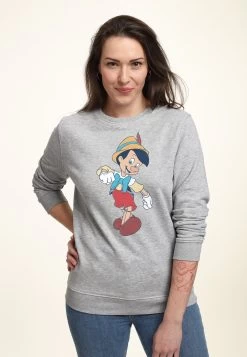 Disney Pinocchio Vintage PinocchioFelpaHeather Grey Donna Felpe H3A21J6MK-C11