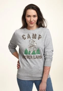 Disney Peter Pan Camp NeverlandFelpaHeather Grey Donna Felpe H3A21J6VF-C11