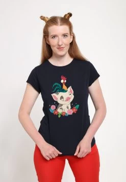 Disney Moana Tropical BuddiesT-Shirt Con StampaNavy Blue Donna T-shirt E Top H3A21DBAO-K11