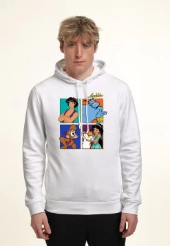 Disney Aladdin Aladdin Four - Felpa Con Cappuccio - White -Disney 0c287c8e15c04736b743b91f220b2c7c
