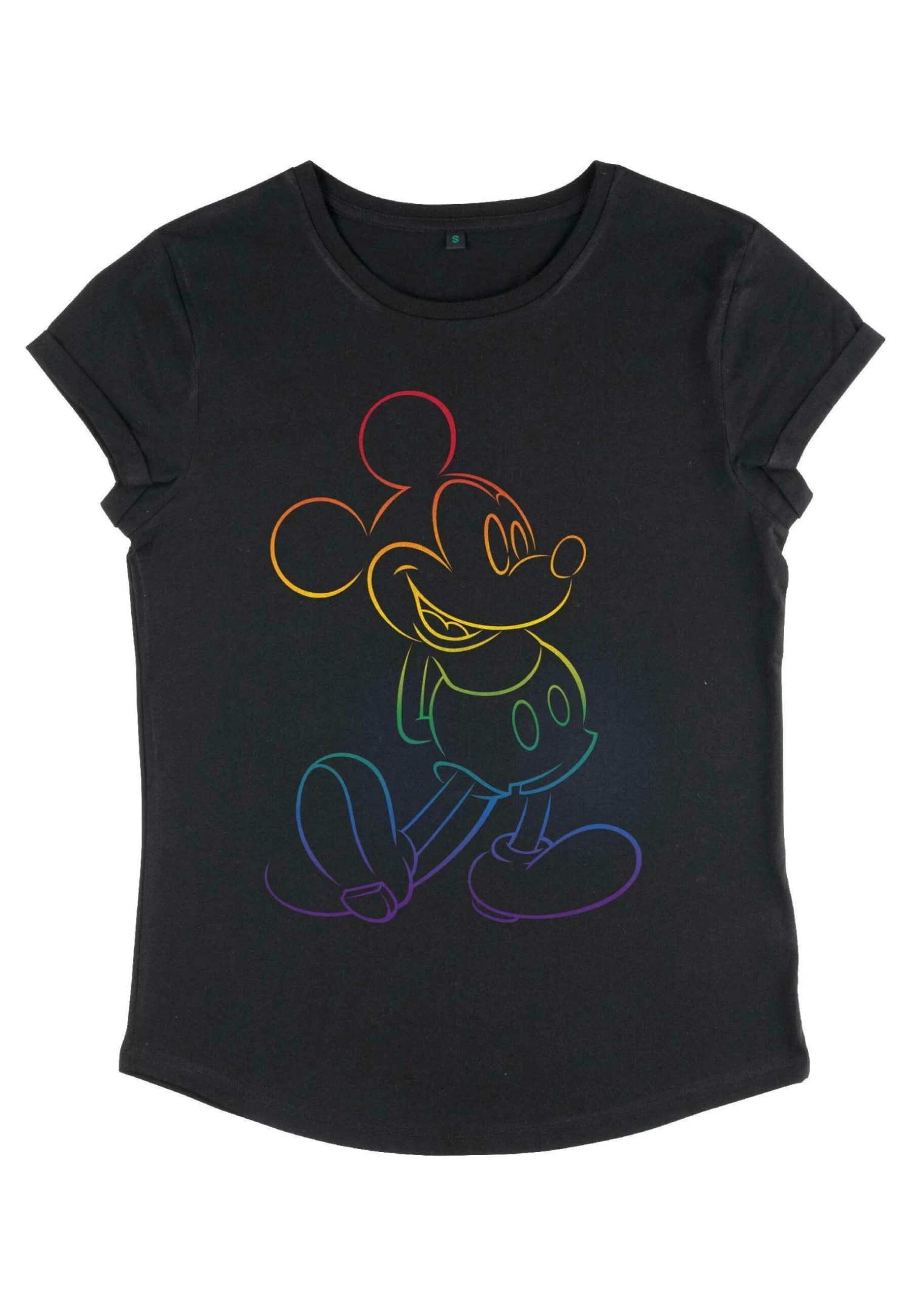 Disney Mickey Mouse Big PrideT-Shirt Con StampaBlack Donna T-shirt E Top H3A21D10R-Q11 4 Disney Mickey Mouse Big PrideT-Shirt Con StampaBlack Donna T-shirt E Top H3A21D10R-Q11 - immagine 4