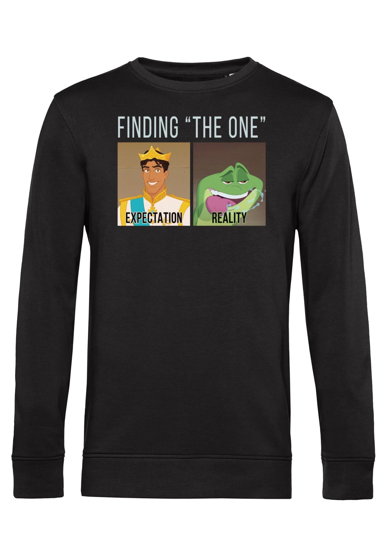 Disney The Princess & The Frog Naveen Meme - Felpa - Black 4 Disney The Princess & The Frog Naveen Meme - Felpa - Black - immagine 4