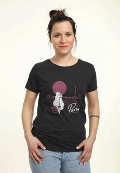 Disney The Aristocats Together In ParisT-Shirt Con StampaBlack Donna T-shirt E Top H3A21D376-Q11