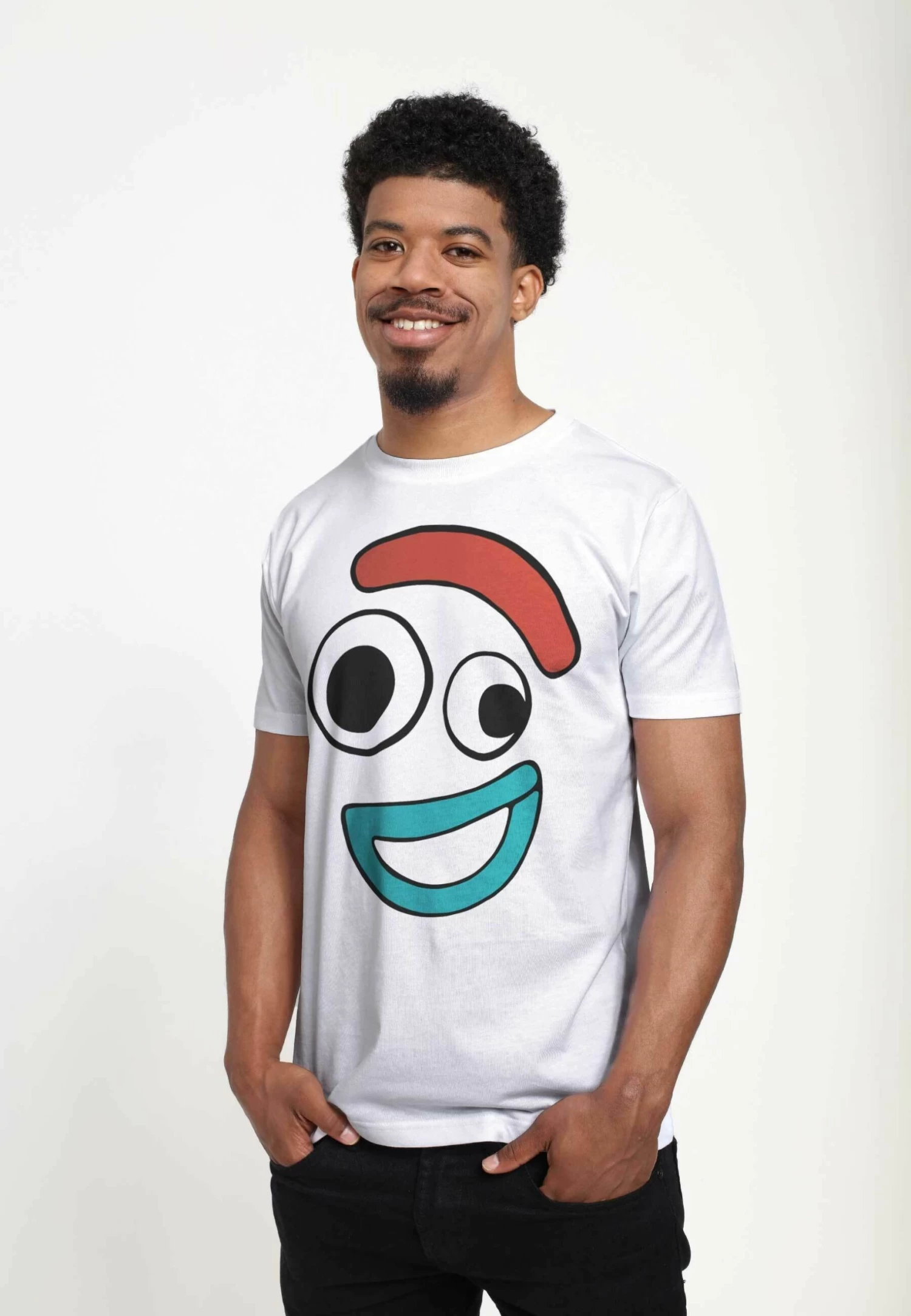 Disney Toy Story 4 Big Face Smiling Forky UnisexT-Shirt Con StampaWhite Uomo T-shirt E Polo H3A22O0GD-A11 4 Disney Toy Story 4 Big Face Smiling Forky UnisexT-Shirt Con StampaWhite Uomo T-shirt E Polo H3A22O0GD-A11 - immagine 4
