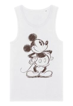 Disney Mickey Classic Sketchy Mickey- Top - White -Disney 10c00a611f914581bb04b3b66208f88e