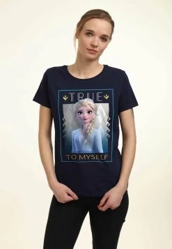 Disney FrozenElsas TruthT-Shirt Con StampaNavy Blue Donna T-shirt E Top H3A21D1X4-K11 -Disney 119d53232e8d424fafca718255b03439