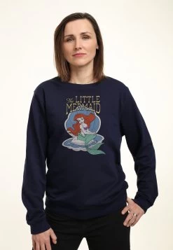 Disney The Little Mermaid Little Mermaid ReduxFelpaNavy Blue Donna Felpe H3A21J7BS-K11