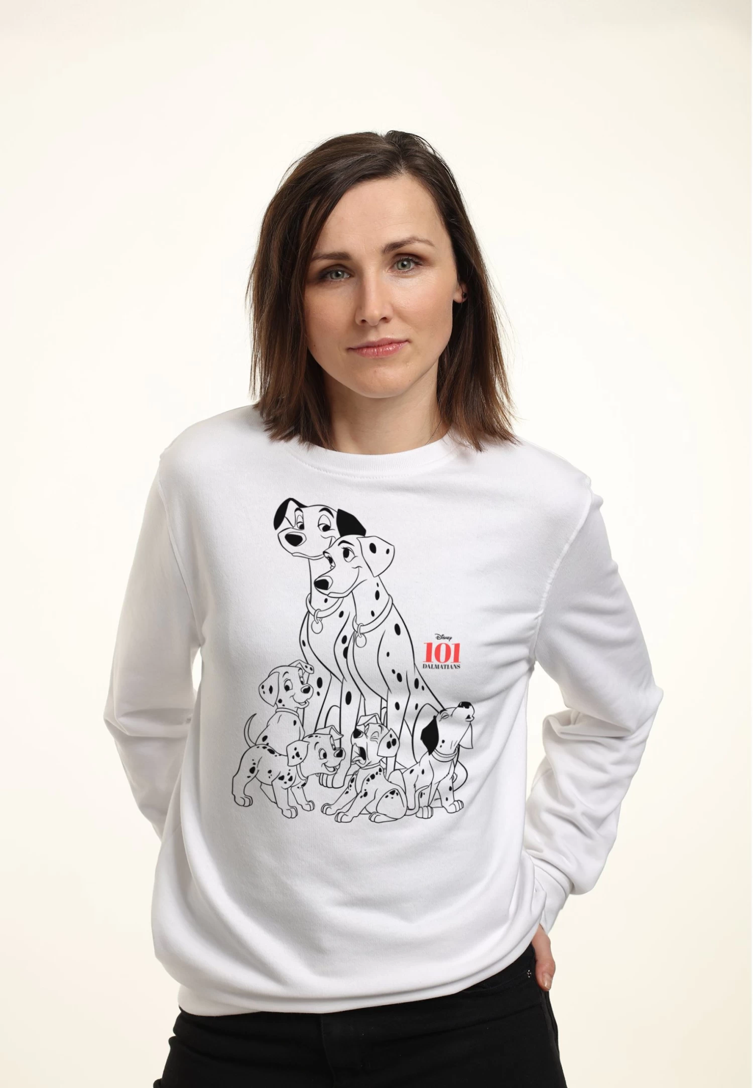 Disney 101 Dalmatians Dog Pile - Felpa - White 1 Disney 101 Dalmatians Dog Pile - Felpa - White