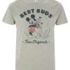 Disney Mickey Mouse Vintage BudsT-Shirt Con StampaMelange Grey Donna T-shirt E Top H3A21D8KB-C11