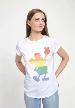 Disney Mickey Classic Love Is Love Pride MickeyT-Shirt Con StampaWhite Donna T-shirt E Top H3A21D11D-A11 -Disney 18c07998d1494efc8d0bbac88829c99d