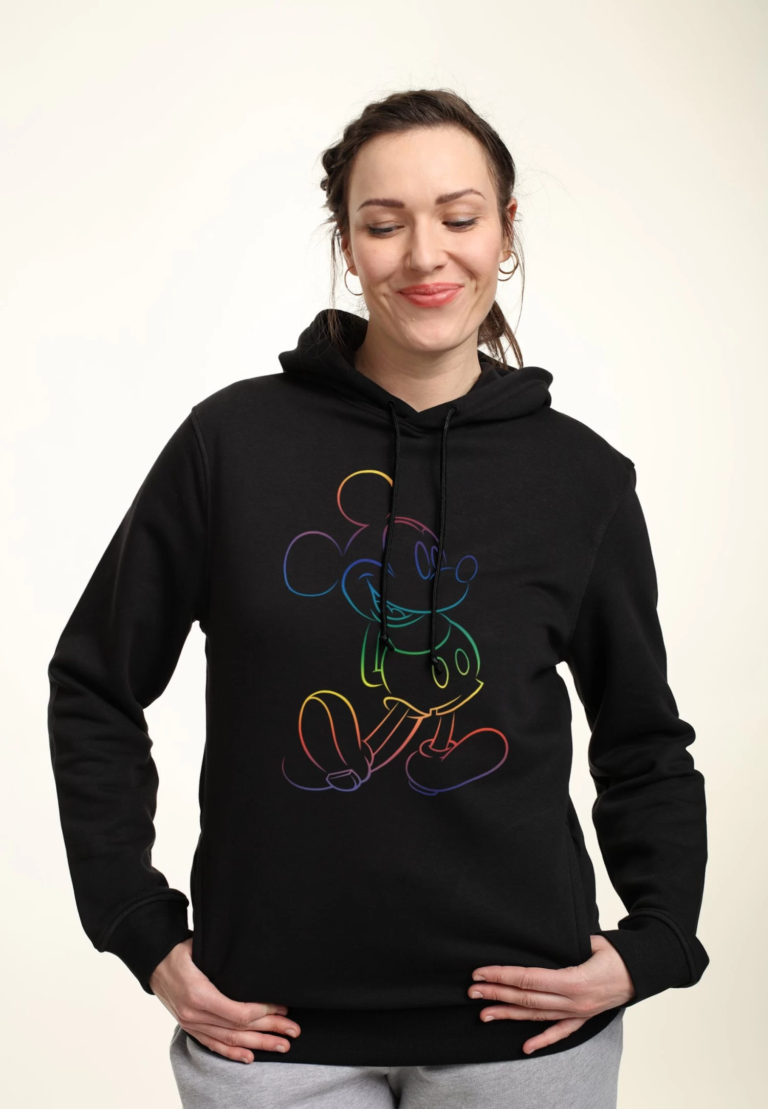 Disney Mickey Mouse Big Pride - Felpa Con Cappuccio - Black 1 Disney Mickey Mouse Big Pride - Felpa Con Cappuccio - Black
