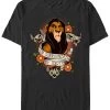 Disney Lion King SurroundedT-Shirt Con StampaBlack Uomo T-shirt E Polo H3A22O5QJ-Q11