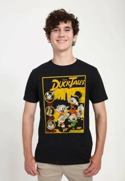 Disney Ducktales Ducktales Cover UnisexT-Shirt Con StampaBlack Uomo T-shirt E Polo H3A21004C-Q11
