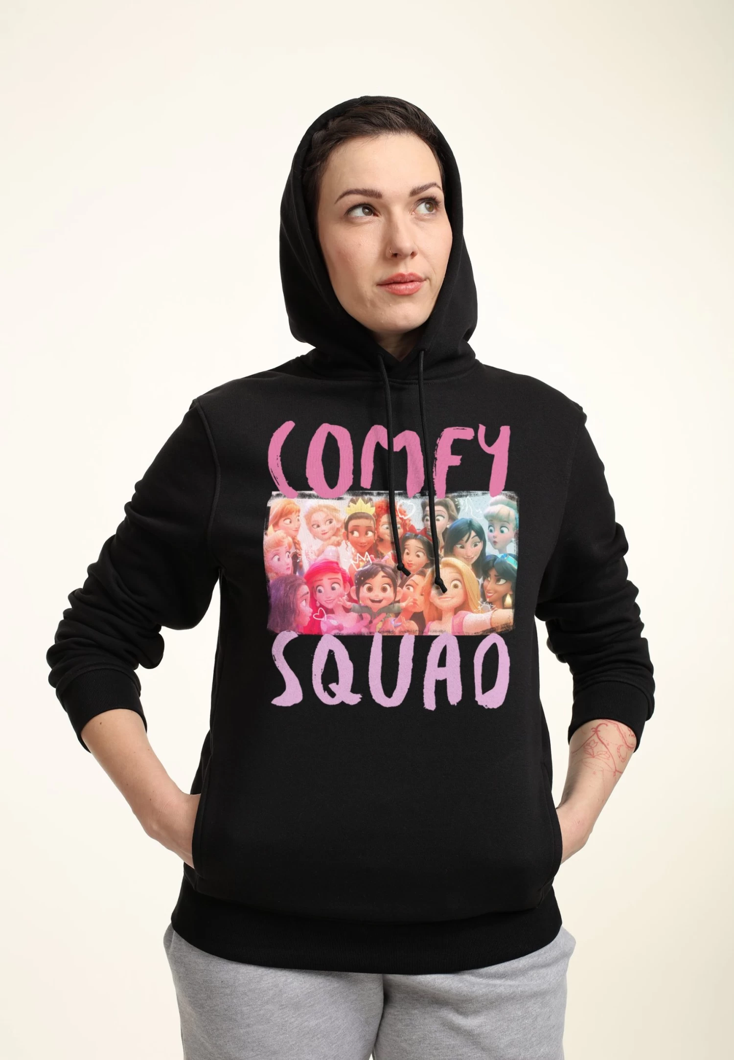 Disney Wreck-It Ralph 2 Comfy Squad SelfieFelpa Con CappuccioBlack Donna Felpe H3A21J1TG-Q11 3 Disney Wreck-It Ralph 2 Comfy Squad SelfieFelpa Con CappuccioBlack Donna Felpe H3A21J1TG-Q11 - immagine 3