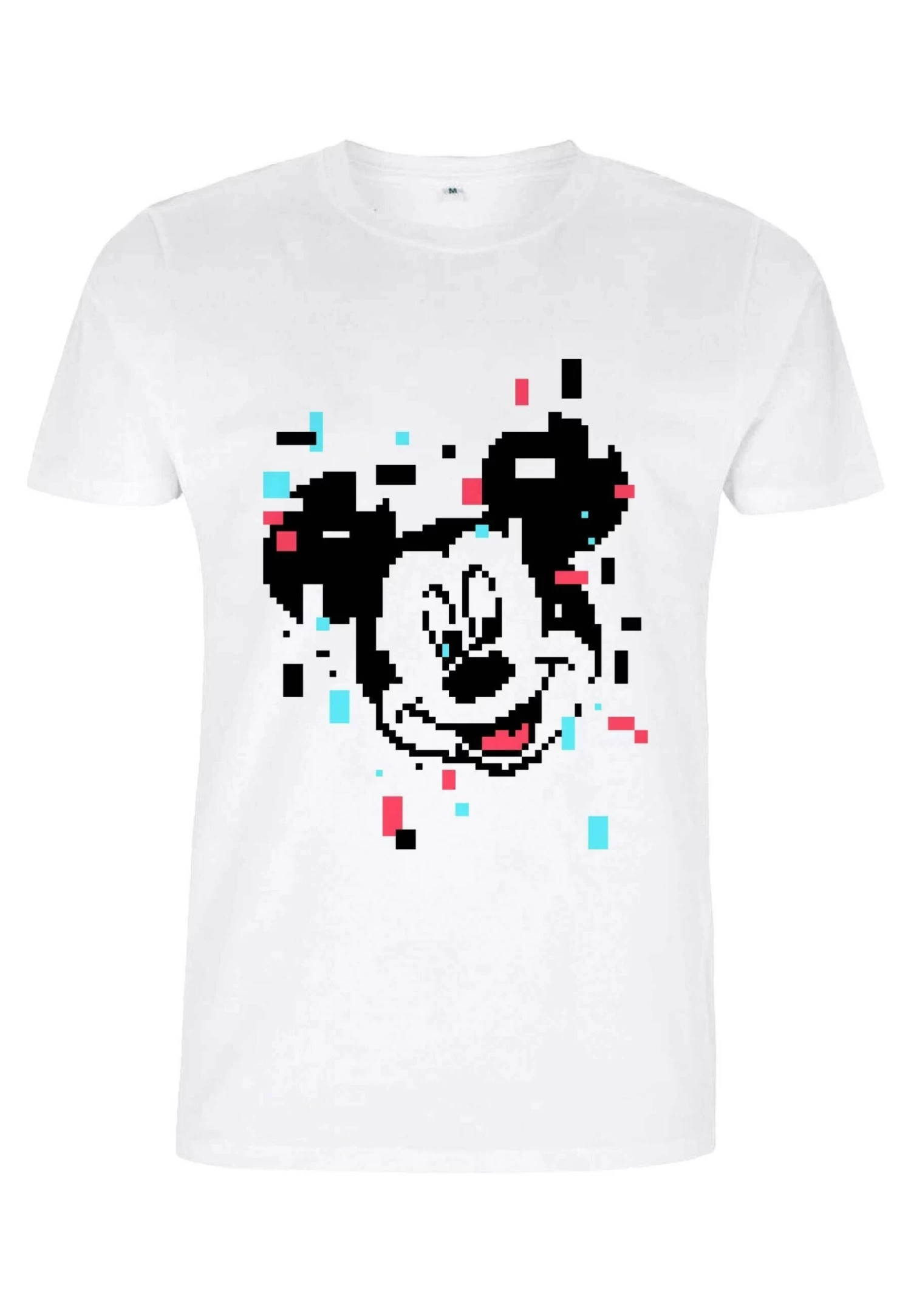 Disney Mickey Mouse Pixel MickeyT-Shirt Con StampaWhite Donna T-shirt E Top H3A21D5OS-A11 1 Disney Mickey Mouse Pixel MickeyT-Shirt Con StampaWhite Donna T-shirt E Top H3A21D5OS-A11