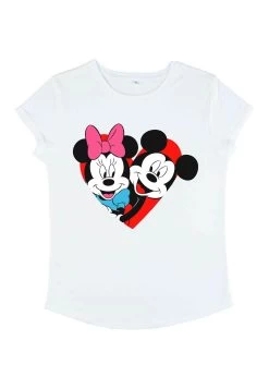 Disney Mickey Mouse Mickey Minnie HeartT-Shirt Con StampaWhite Donna T-shirt E Top H3A21D07A-A11 10 Disney Mickey Mouse Mickey Minnie HeartT-Shirt Con StampaWhite Donna T-shirt E Top H3A21D07A-A11 -Disney 283592acf71b44518abf16d71f7f3207