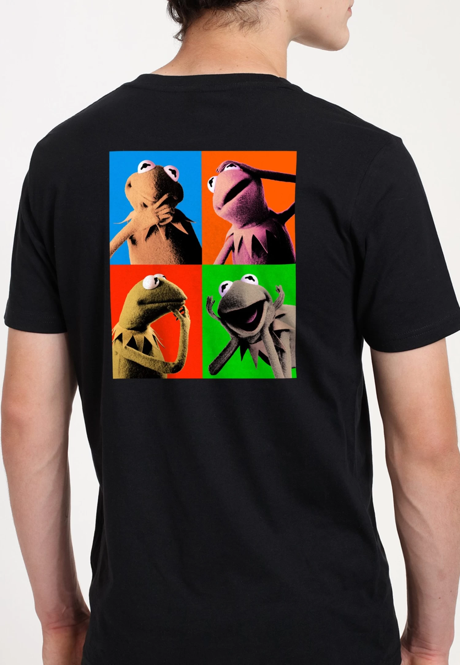 Disney Muppets Kermit PopT-Shirt Con StampaBlack Uomo T-shirt E Polo H3A22O60I-Q11 3 Disney Muppets Kermit PopT-Shirt Con StampaBlack Uomo T-shirt E Polo H3A22O60I-Q11 - immagine 3