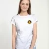 Disney The Lion King Simba Patch - T-Shirt Con Stampa - White