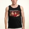 Disney Beauty The Beast Gaston Gym Meme- Top - Black