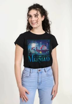 Disney The Little Mermaid Little Mermaid Title - T-Shirt Con Stampa - Black