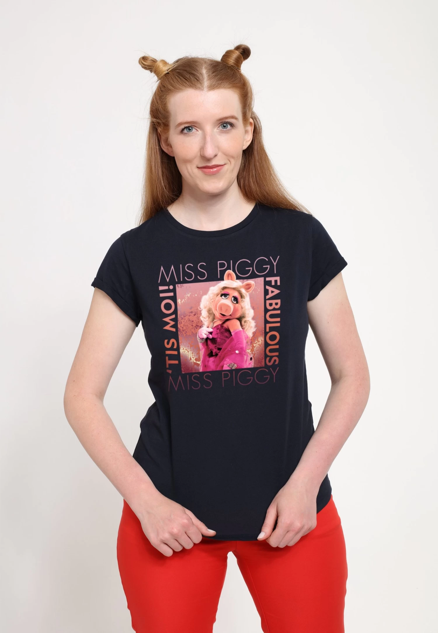 Disney Muppets Miss Piggy Moi FabT-Shirt Con StampaNavy Blue Donna T-shirt E Top H3A21DAXU-K11 3 Disney Muppets Miss Piggy Moi FabT-Shirt Con StampaNavy Blue Donna T-shirt E Top H3A21DAXU-K11 - immagine 3