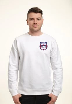 Disney Mickey Classic Usa BadgeFelpaWhite Uomo Maglieria E Felpe H3A22S68P-A11