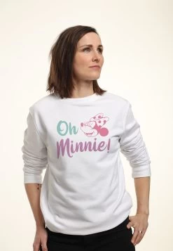 Disney Mickey Classic Oh Minnie - Felpa - White -Disney 2d5b5e710a8c4d6a8d1b6d72a214ef6a