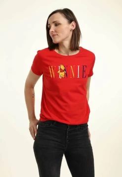 Disney Winnie The Pooh Pooh Fashion - T-Shirt Con Stampa - Red -Disney 2ed5bcf731e84aabb110f69fbca44f6d