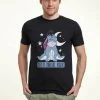 Disney Winnie The Pooh Eeyore Not Morning Unisex - T-Shirt Con Stampa - Navy Blue