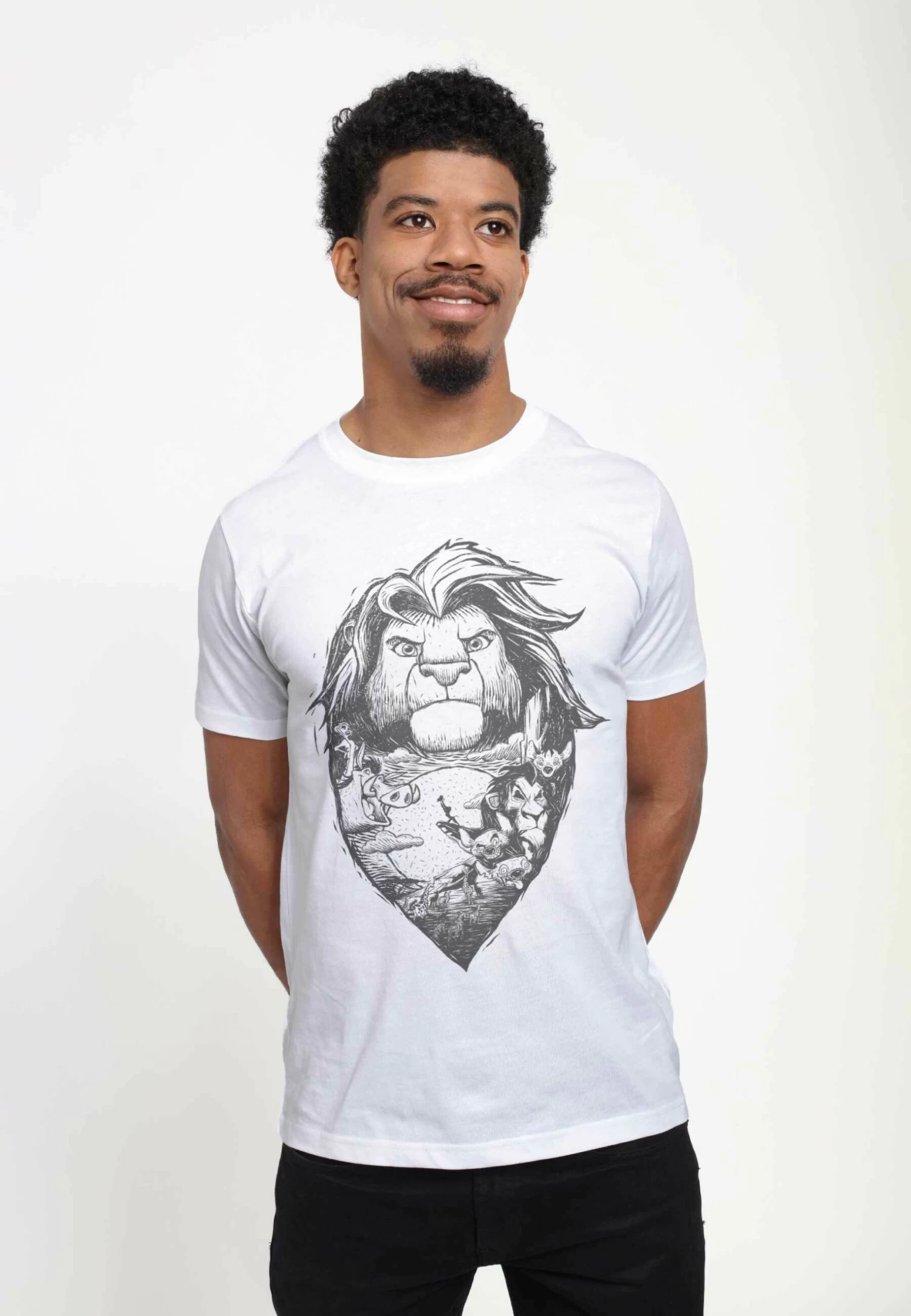Disney The Lion King The Lino King UnisexT-Shirt Con StampaWhite Uomo T-shirt E Polo H3A22O05T-A11 3 Disney The Lion King The Lino King UnisexT-Shirt Con StampaWhite Uomo T-shirt E Polo H3A22O05T-A11 - immagine 3