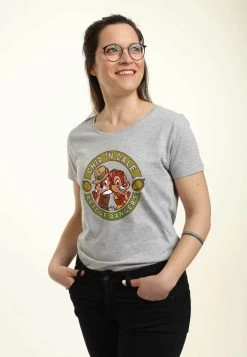 Disney Chip 'N Dale Rescue RangersT-Shirt Con StampaHeather Grey Donna T-shirt E Top H3A21D1L1-C11 -Disney 3219383cef454e748c723ea9bf710334