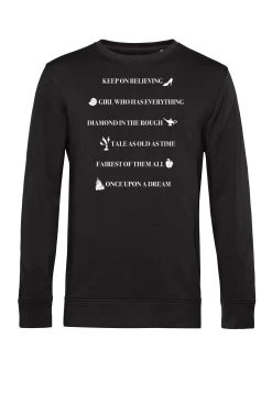 Disney Princesses Royal QuotesFelpaBlack Donna Felpe H3A21J7TU-Q11 -Disney 3809702ec2c645a38e013dec6c827ffc