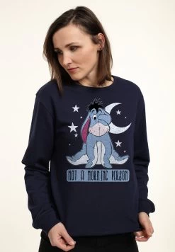 Disney Winnie The Pooh Eeyore Not Morning - Felpa - Navy Blue -Disney 386157bd1c6c407f9bd5671407267245