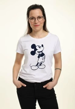 Disney Mickey Classic Classic MickeyT-Shirt Con StampaWhite Donna T-shirt E Top H3A21D25C-A11