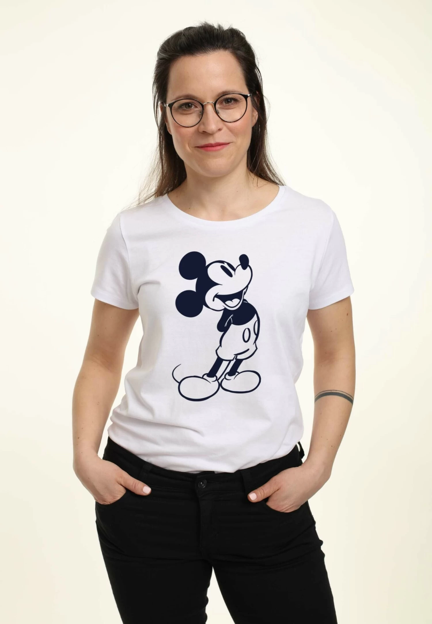 Disney Mickey Classic Classic MickeyT-Shirt Con StampaWhite Donna T-shirt E Top H3A21D25C-A11 1 Disney Mickey Classic Classic MickeyT-Shirt Con StampaWhite Donna T-shirt E Top H3A21D25C-A11
