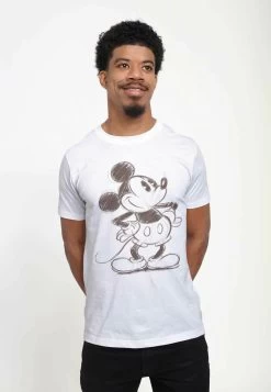 Disney Mickey Classic Sketchy Mickey UnisexT-Shirt Con StampaWhite Donna T-shirt E Top H3A2100E5-A11 -Disney 3dd8b315b3af4df5bb384d166e2318c3
