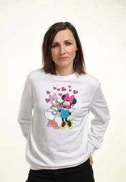 Disney Classic Mickey Just The GirlsFelpaWhite Donna Felpe H3A21J8QI-A11