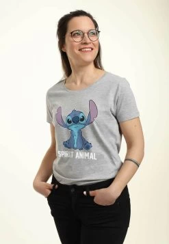 Disney LiloStitch Stitch Spirit Animal T-Shirt Con StampaHeather Grey Donna T-shirt E Top H3A21D3KU-C11 -Disney 3fae4cd9f8d743069af00a2e286ae297
