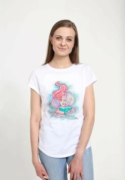 Disney The Little Mermaid Shining VoiceT-Shirt Con StampaWhite Donna T-shirt E Top H3A21D0G2-A11 -Disney 423cf368bed640da80405601f81720b6