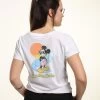 Disney Mickey Classic Sunshine SeekerT-Shirt Con StampaWhite Donna T-shirt E Top H3A21DBF7-A11