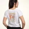 Disney The Little Mermaid Romatic ArielT-Shirt Con StampaWhite Donna T-shirt E Top H3A21DBGD-A11