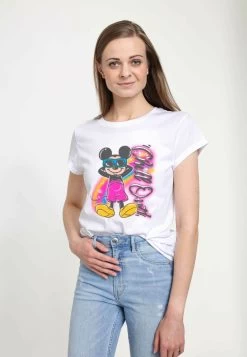 Disney Classic Mickey Airbrushed MickeyT-Shirt Con StampaWhite Donna T-shirt E Top H3A21D0A3-A11 -Disney 435681cd21044ec297ddc62eee631d05
