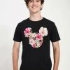 Disney Classic Mickey Tropical Mouse UnisexT-Shirt Con StampaBlack Uomo T-shirt E Polo H3A2102BY-Q11