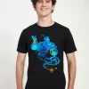Disney Aladdin Genie Of The Lamp Unisex - T-Shirt Con Stampa - Black