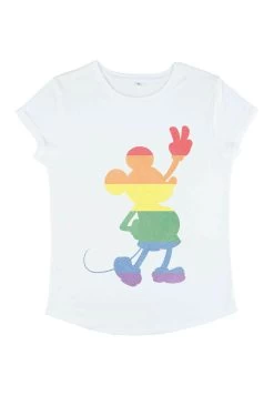 Disney Mickey Classic Love Is Love Pride MickeyT-Shirt Con StampaWhite Donna T-shirt E Top H3A21D11D-A11 -Disney 46da391f7083463baa4722f6148c729e