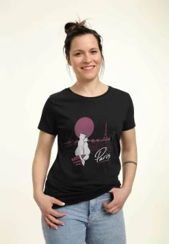 Disney The Aristocats Together In ParisT-Shirt Con StampaBlack Donna T-shirt E Top H3A21D376-Q11 -Disney 49a9c716bd02475499b7e0026cee03ca