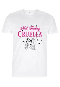 Disney 101 Dalmatians Not TodayT-Shirt Con StampaWhite Donna T-shirt E Top H3A21D5IX-A11