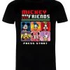 Disney Mickey Mouse Pixel FriendsT-Shirt Con StampaBlack Donna T-shirt E Top H3A21D4DW-Q11