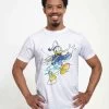 Disney Classic Mickey Splatter Donald UnisexT-Shirt Con StampaWhite Uomo T-shirt E Polo H3A22O077-A11