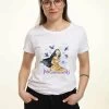 Disney Pocahontas Free SpiritT-Shirt Con StampaWhite Donna T-shirt E Top H3A21D3HW-A11